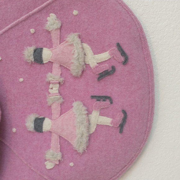 🚫 SOLD 2T - 3T Isabella G. Made in Austria Wool Hooded Pink Buttoned Cape - Picture 7 of 14